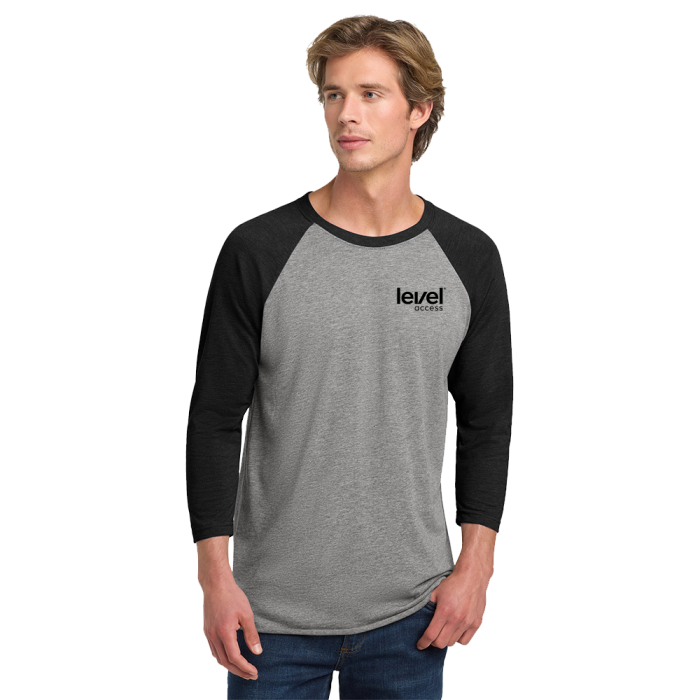 Next Level Apparel® Unisex Tri-Blend 3/4-Sleeve Raglan
